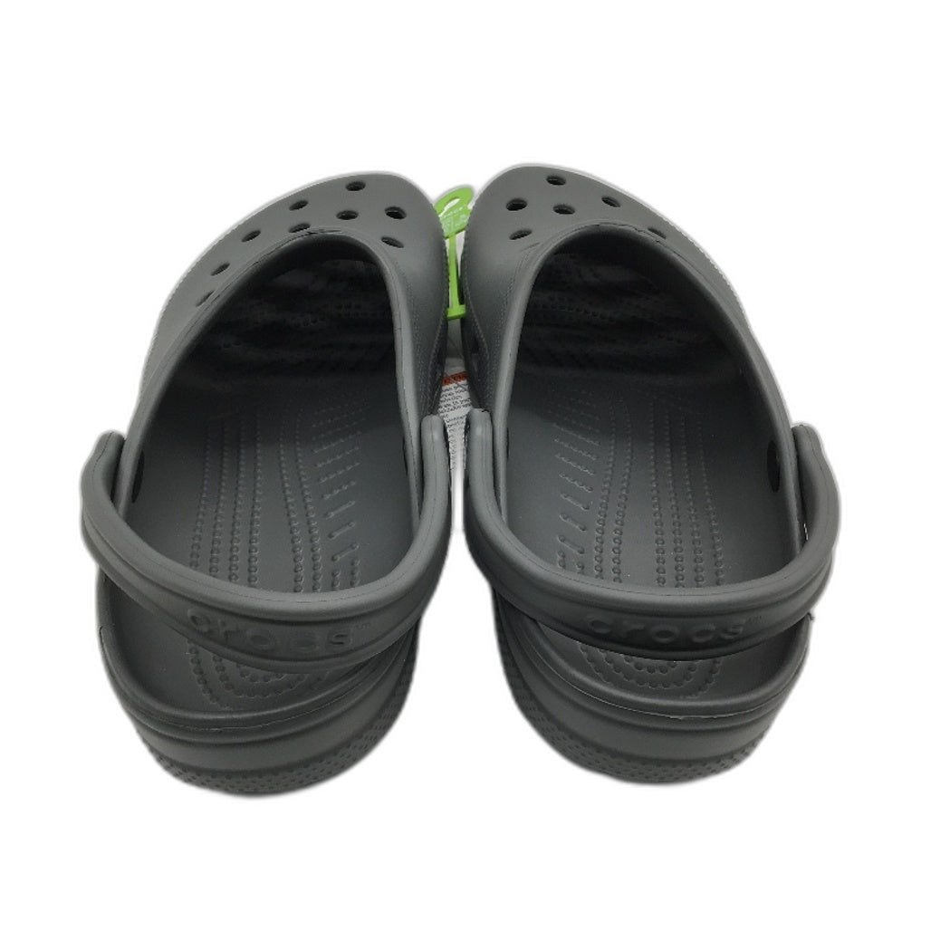 Crocs Iconic Comfort Slate Grey Classic Clog Shoe Unisex US Size M8 W10 NEW