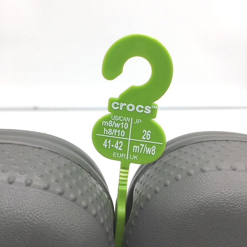 Crocs Iconic Comfort Slate Grey Classic Clog Shoe Unisex US Size M8 W10 NEW