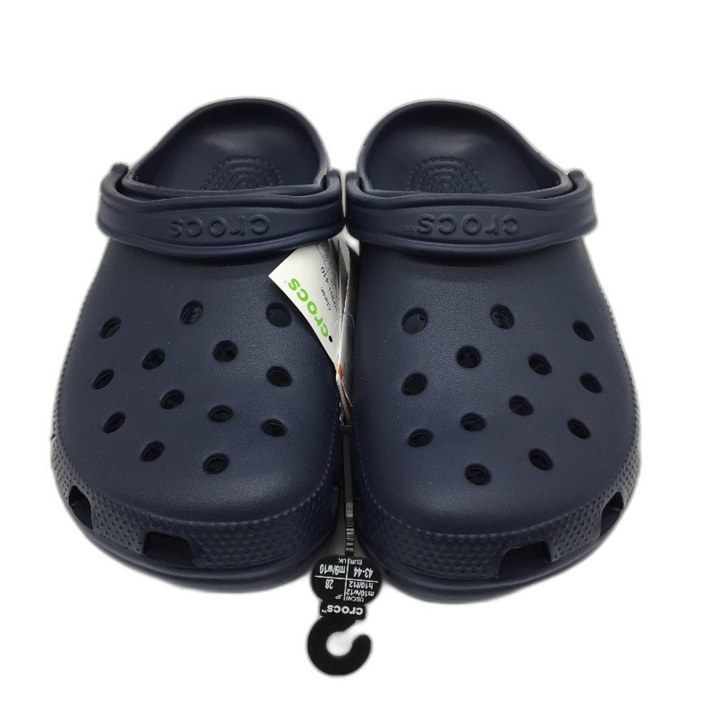 Crocs Iconic Comfort Navy Blue Classic Clog Shoe Unisex US Size M10 W12 NEW