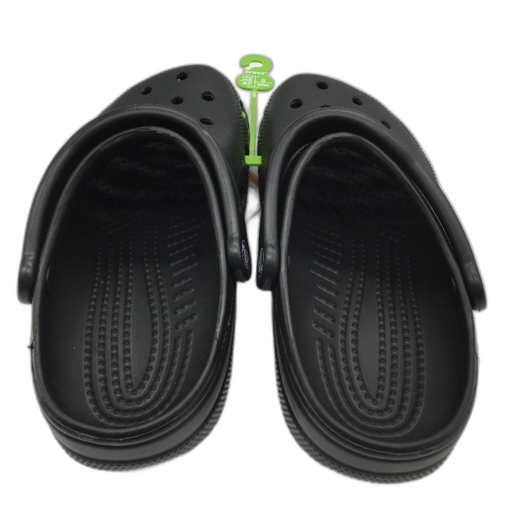 Crocs Iconic Comfort Noir Black Classic Clog Shoe Unisex US Size M4 W6 NEW
