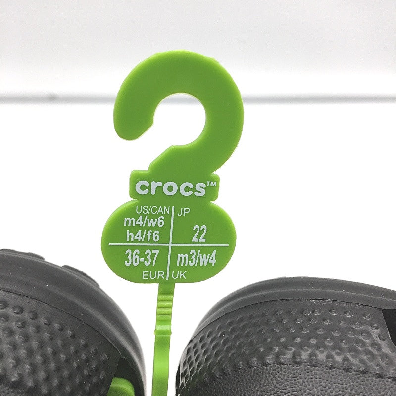 Crocs Iconic Comfort Noir Black Classic Clog Shoe Unisex US Size M4 W6 NEW