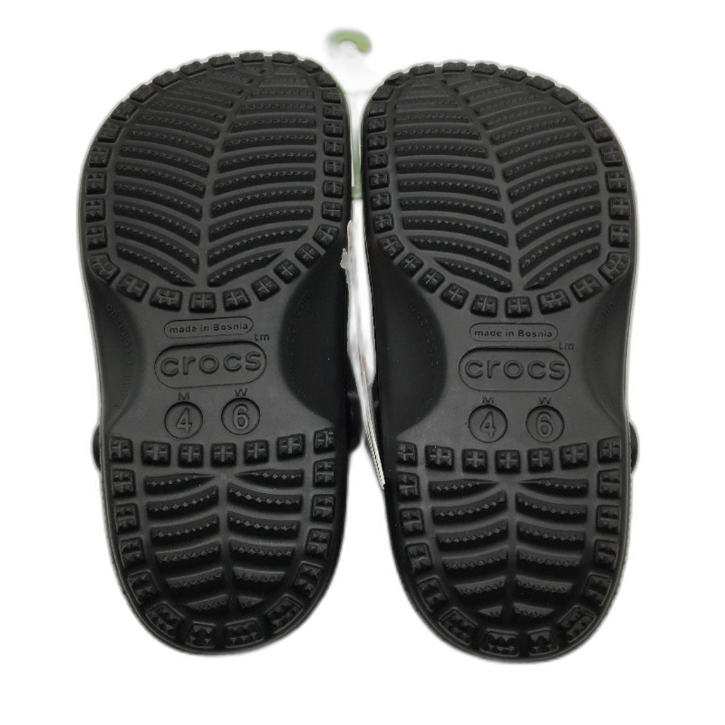 Crocs Iconic Comfort Noir Black Classic Clog Shoe Unisex US Size M4 W6 NEW