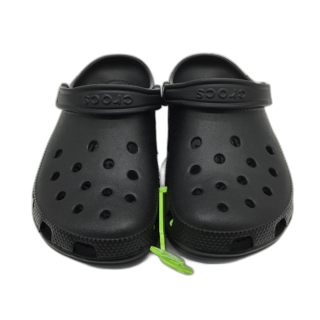 Crocs Iconic Comfort Noir Black Classic Clog Shoe Unisex US Size M6 W8 NEW