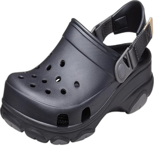Crocs Iconic Comfort Black All Terrain Clog Shoe Mens US Size 12 EU 46-47 NEW