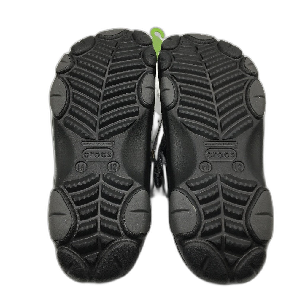 Crocs Iconic Comfort Black All Terrain Clog Shoe Mens US Size 12 EU 46-47 NEW