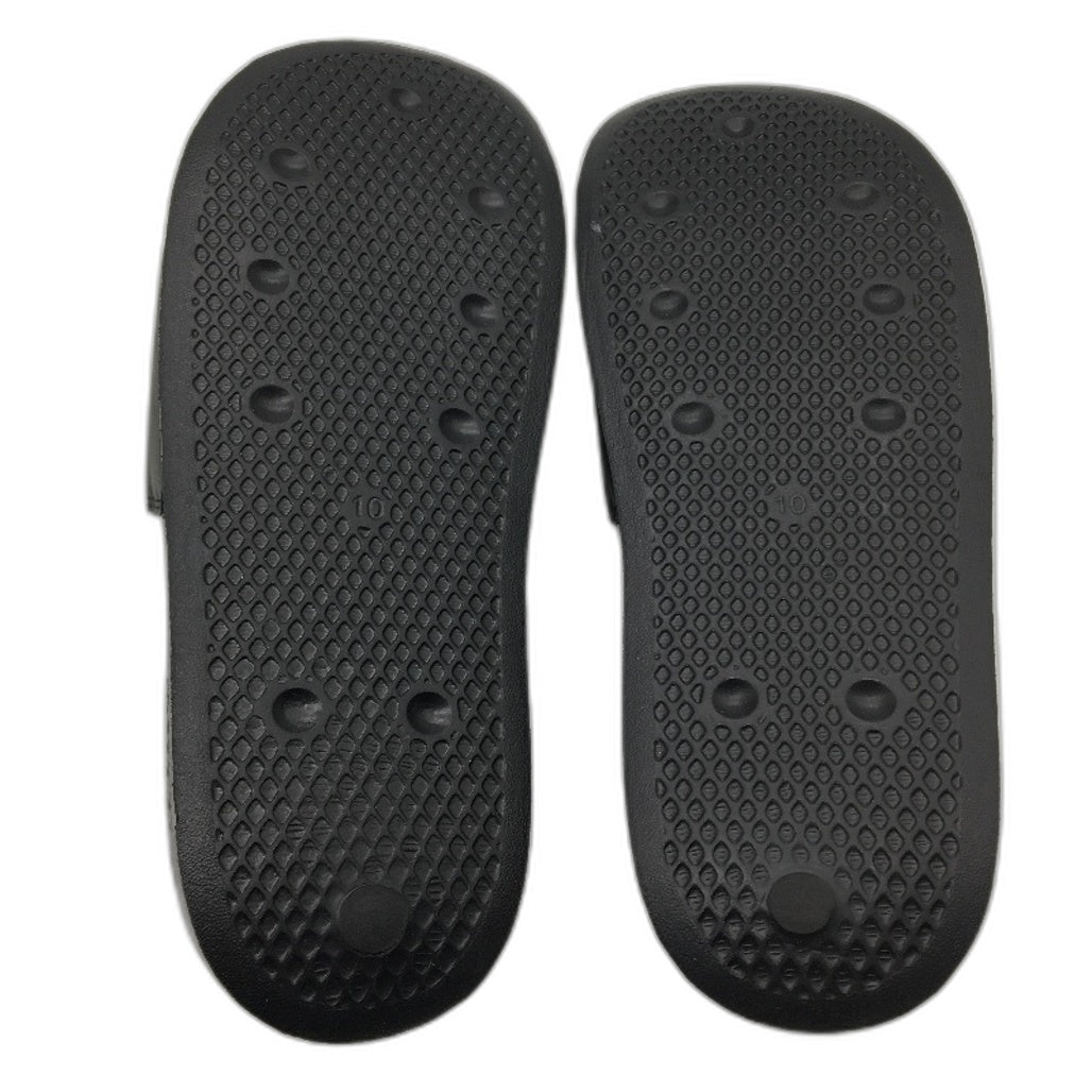 Adidas Black Adilette Lite White Logo Slides FU8298 Mens Size US 10 EU 44.5 NEW