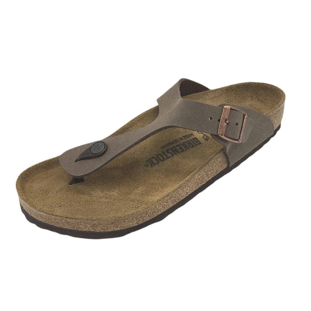 Birkenstock Gizeh Mocha Brown Regular Fit Thong Sandal Unisex EU 42 L11 M9 NEW
