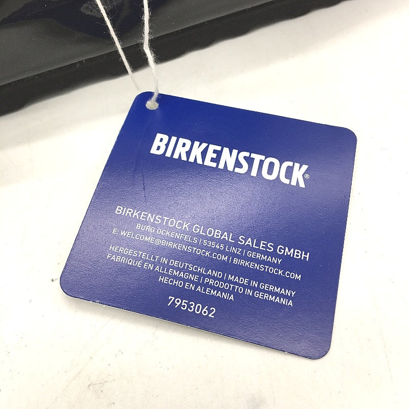 Birkenstock Arizona Black Patent Regular 2 Strap Slides Unisex EU 39 L8 M6 NEW