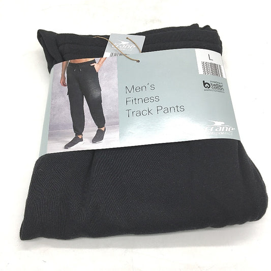 Crane Performance Cargo Style Fitness Track Pants Black Mens Size L NEW