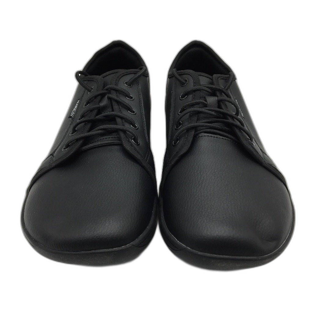 Hobibear Minimalist Barefoot Vegan PU Black Zero Drop Shoes Mens WIDE EU 44 NEW