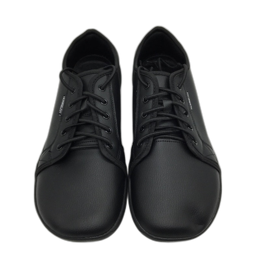 Hobibear Minimalist Barefoot Vegan PU Black Zero Drop Shoes Mens WIDE EU 44 NEW