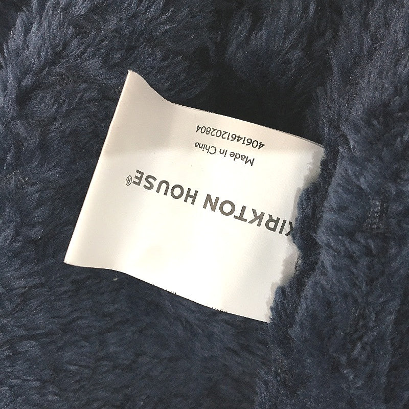 Kirkton House Super Soft Textured Navy Blue Adult Hooded Wrap Blanket NEW