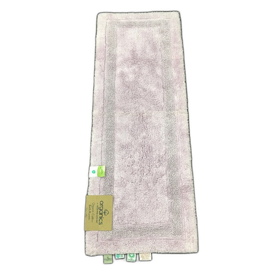 Organics By Kirkton House Cotton Light Purple Lilac Bath Runner Mat 50x140cm NEW
