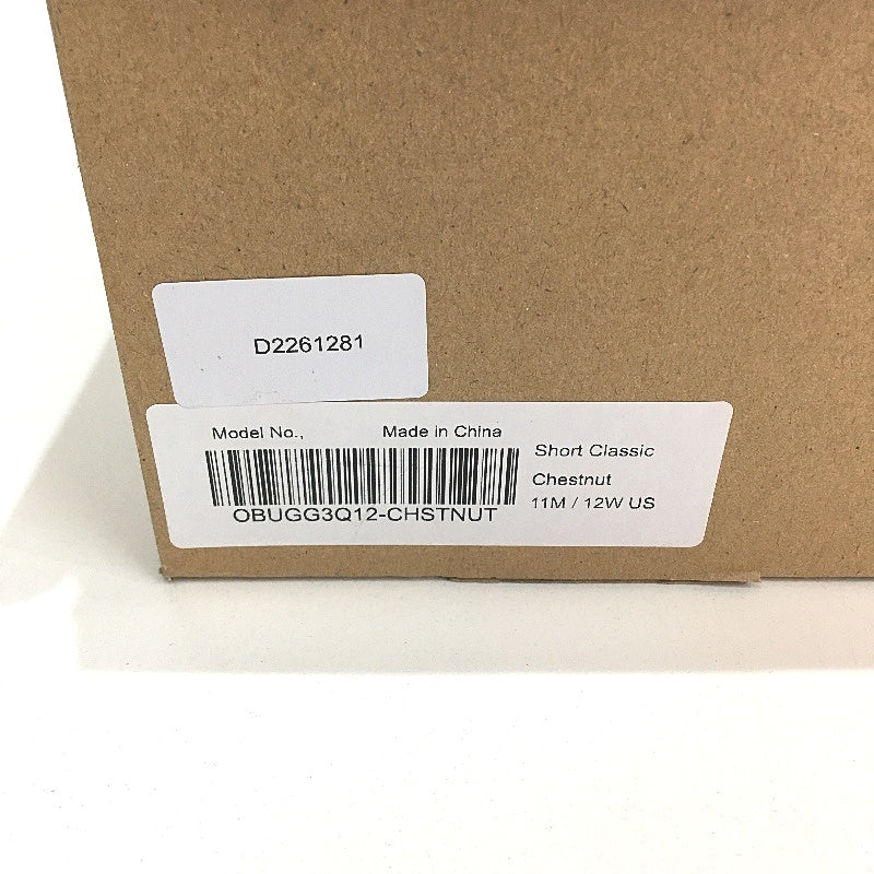 UGG Boots Australian Double Face Sheepskin Chestnut Unisex Sze EU 44 M11 L12 NEW