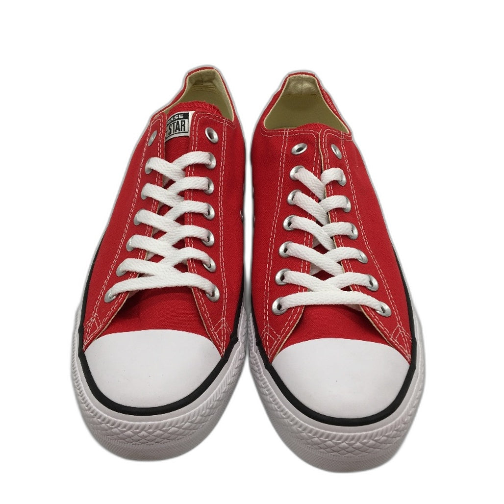 Converse CTAS Red Canvas Low Top Sneakers Unisex Size US M10 L12 EU 44 NEW