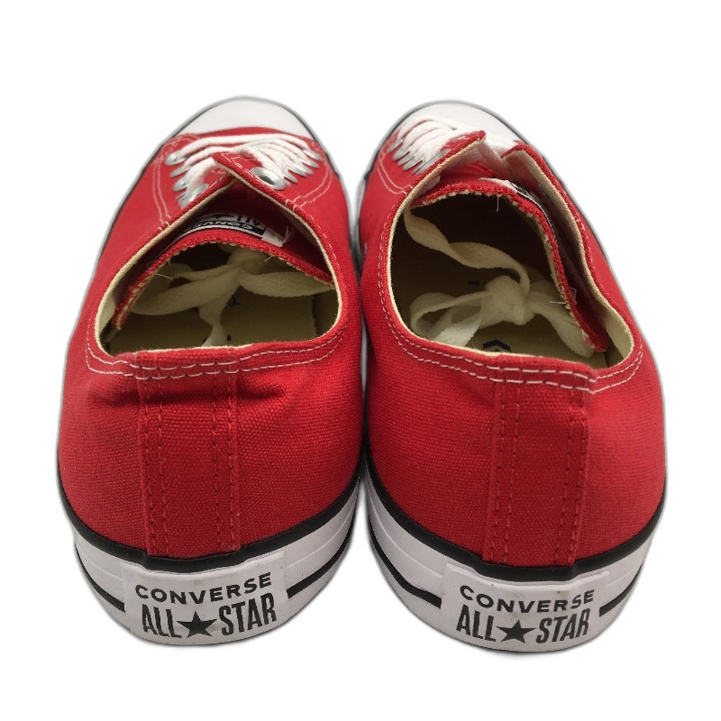 Converse CTAS Red Canvas Low Top Sneakers Unisex Size US M10 L12 EU 44 NEW