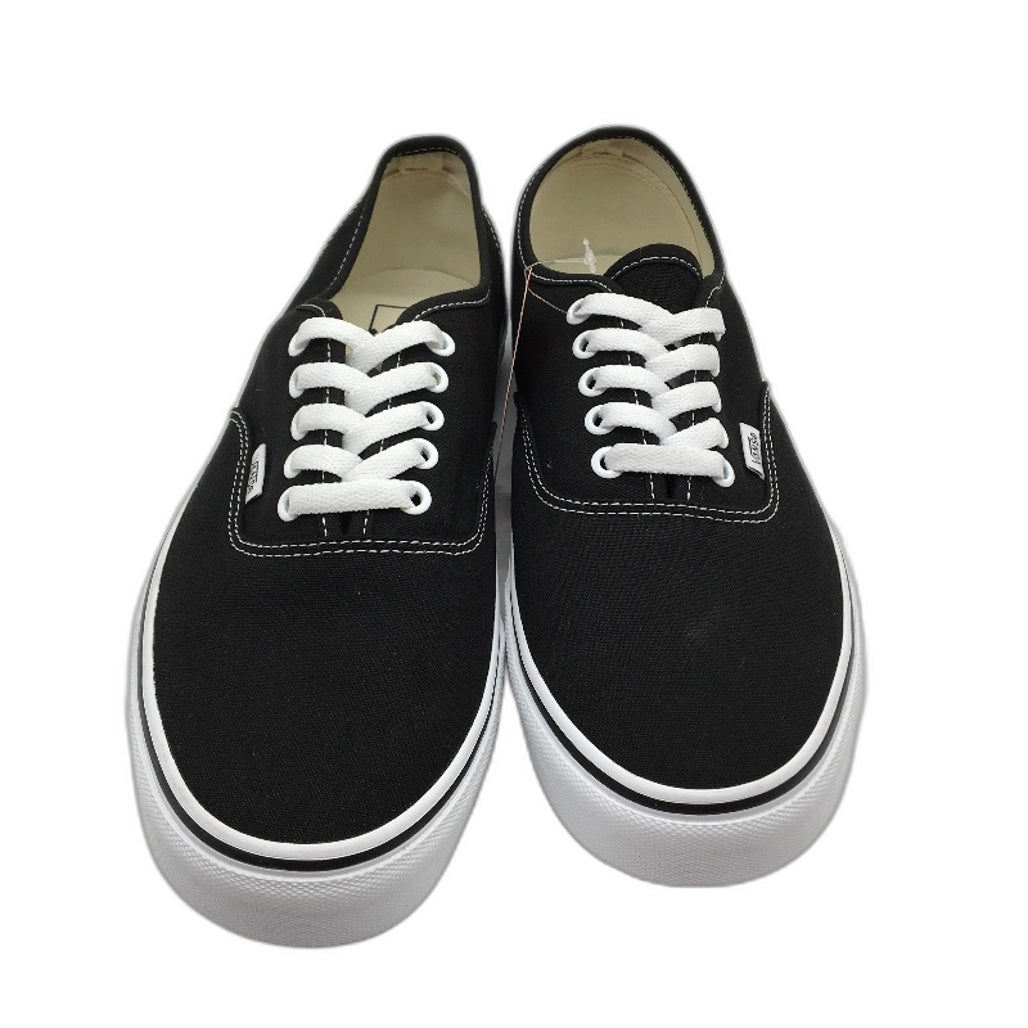 Vans Authentic Black Heritage Low Top Skate Sneakers Mens Size US 10 NEW