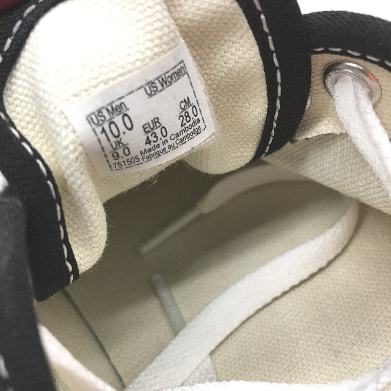 Vans Authentic Black Heritage Low Top Skate Sneakers Mens Size US 10 NEW