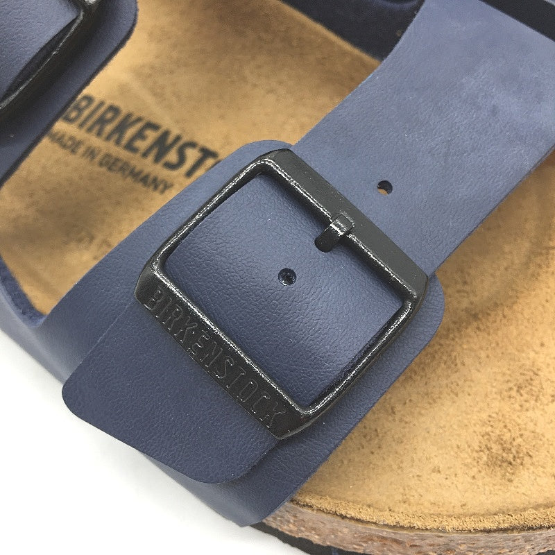 Birkenstock Classic Arizona Blue Regular Fit 2 Strap Slides Mens EU 43 US 10 NEW