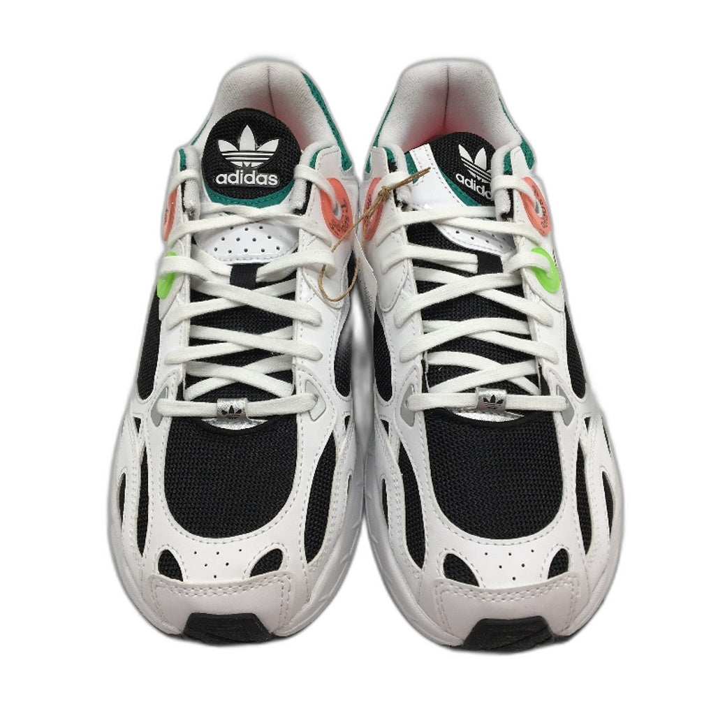 Adidas Astir White Black Fabric Sneakers GY1122 Ladies Size US 9.5 EUR 42 NEW