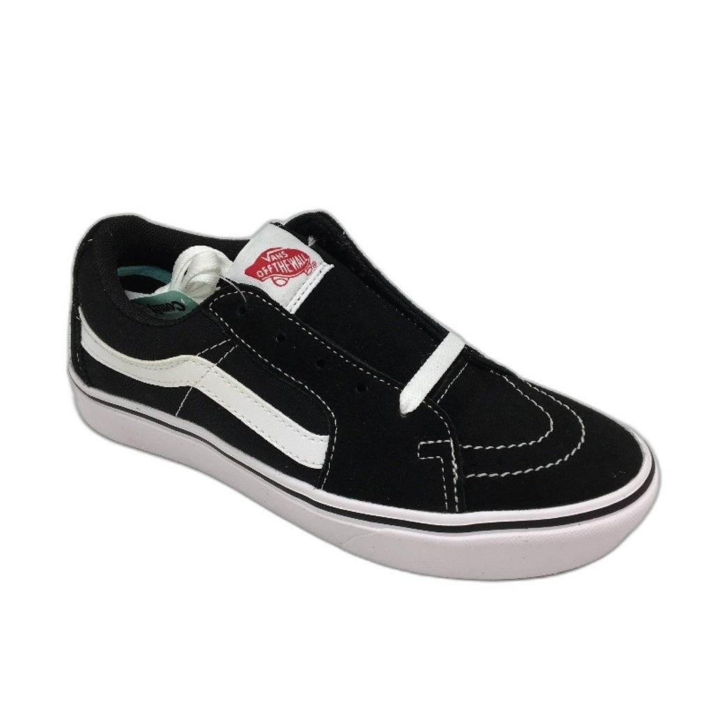 Vans Black Suede Comfycush Sk8-Low Skate Sneakers Unisex US M6 L7.5 EU 38 NEW