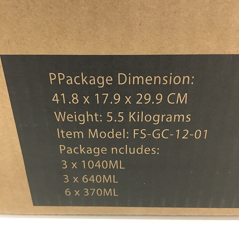 Feshory Set of 12 Glass Meal Prep Food Storage Containers Airtight Lids NEW