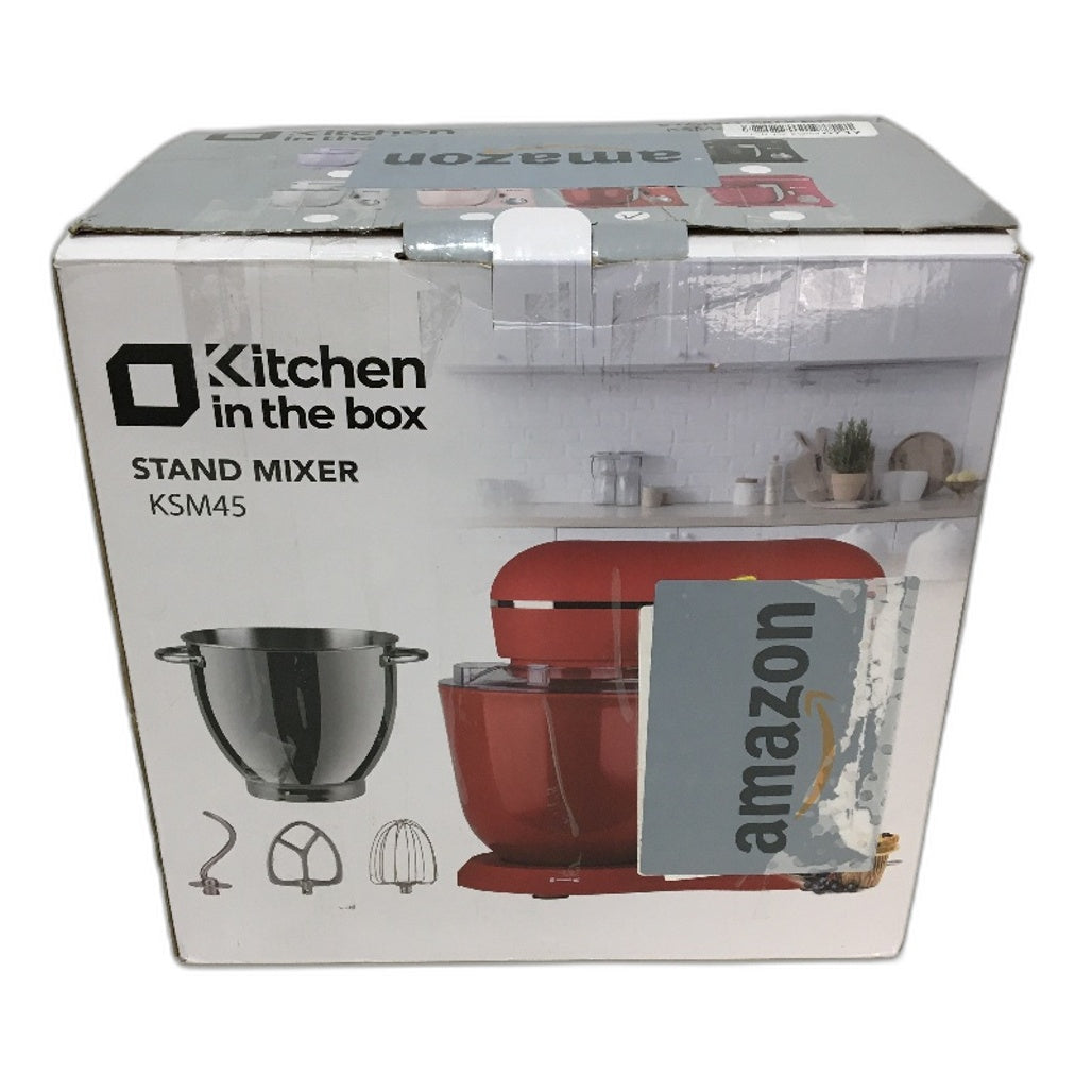 Kitchen In The Box Stand Mixer 1300W Adjustable Speed KSM45 Red NEW