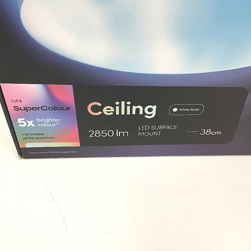 LIFX SuperColour Smart LED Surface Mount Ceiling Light 38cm 2850lm NEW