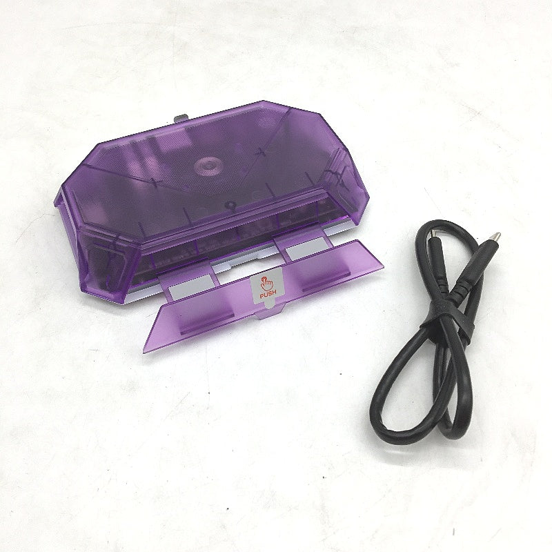 JSAUX RGB 8 Port Docking Station Pro 100W Fast Charge 5Gbps Transmission NEW