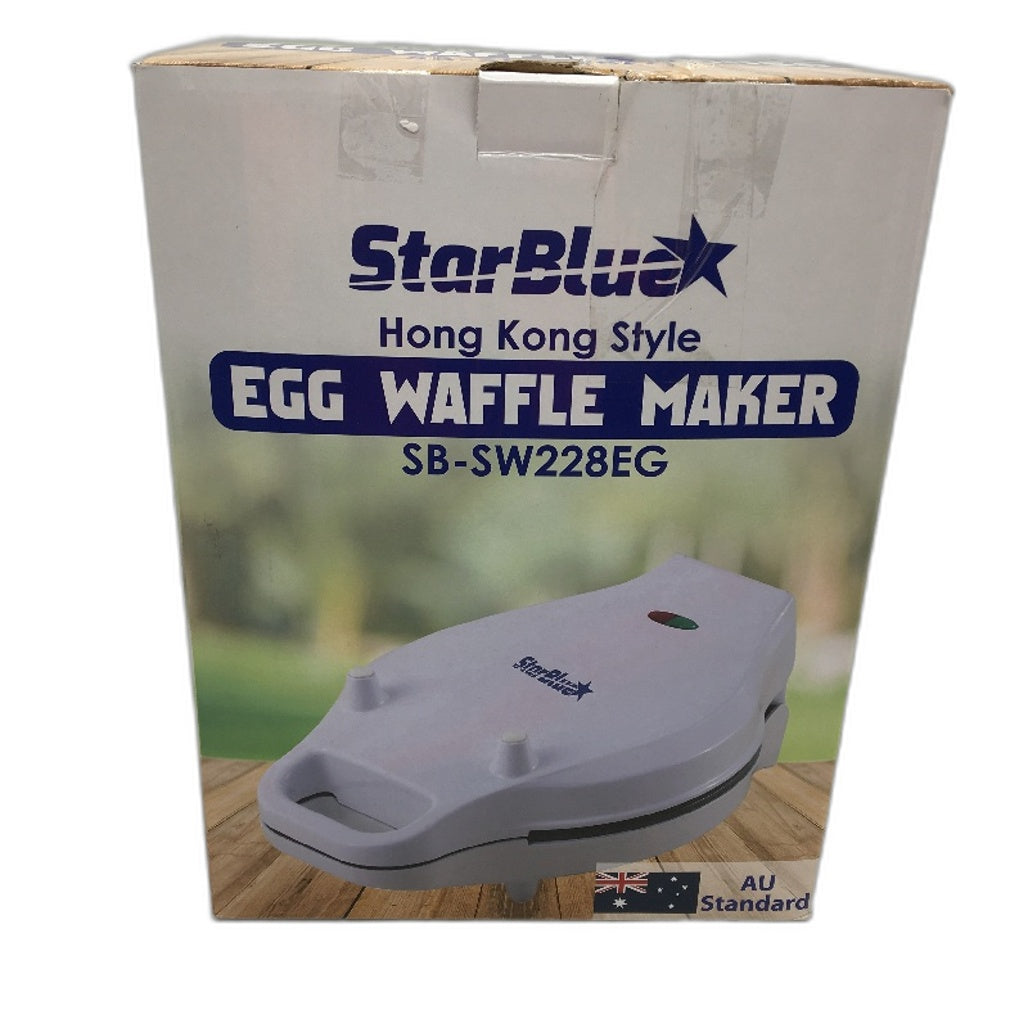 StarBlue Hong Kong Style Bubble Egg Waffle Maker 180 Flipside SB SW228EG NEW