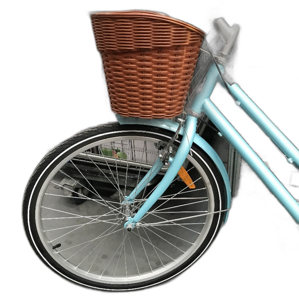 Paris Cruiser Bike Assembled 60cm Wheels With Front Basket Ages 14 Plus