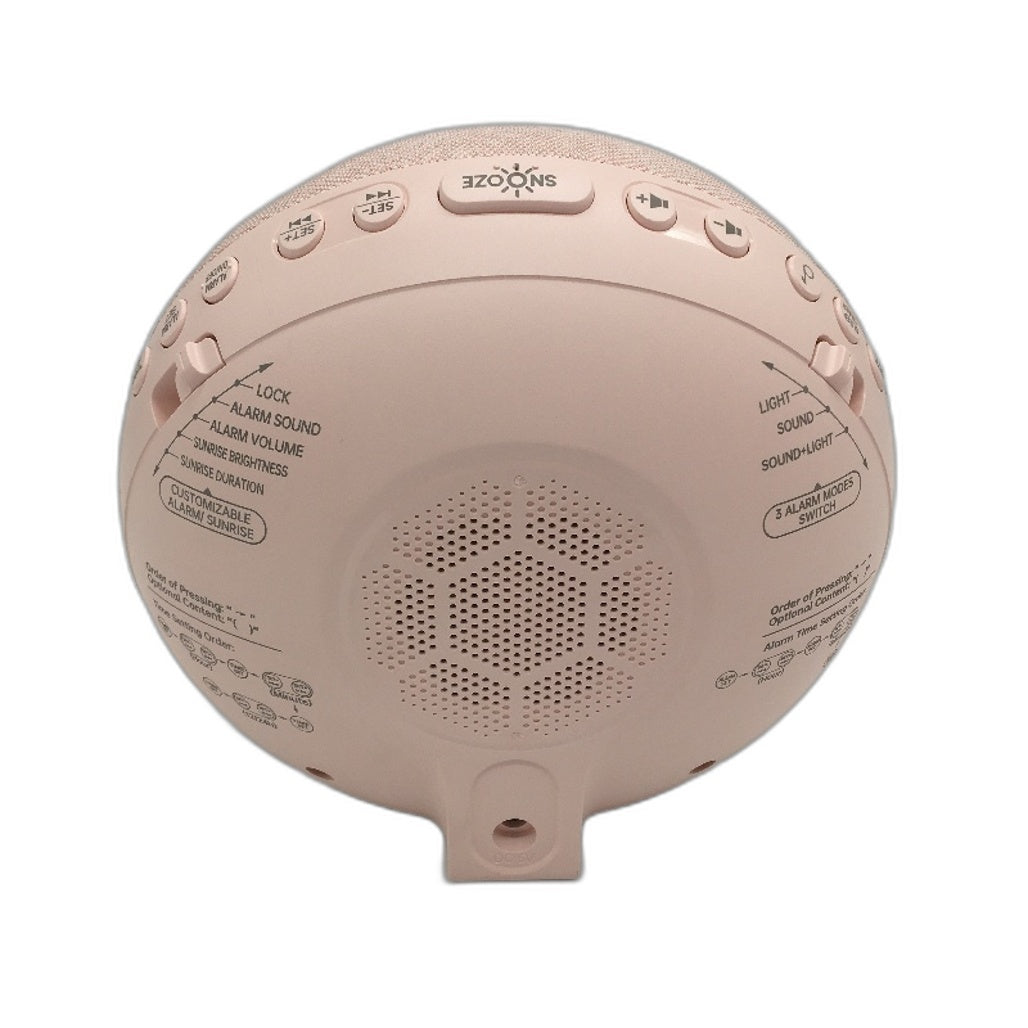 H03 Pink Sleep-Wake Companion Sunrise Alarm Clock Sleep Sound Machine NEW