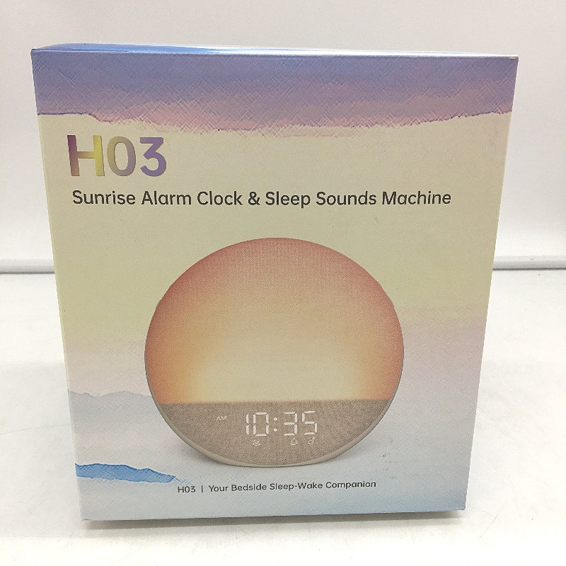 H03 Pink Sleep-Wake Companion Sunrise Alarm Clock Sleep Sound Machine NEW