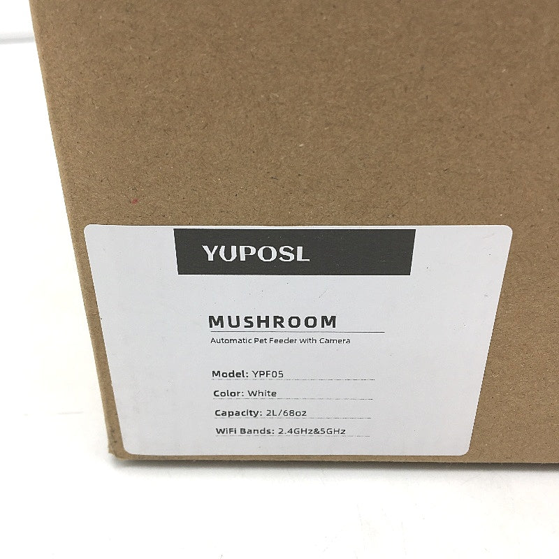 Yuposl Automatic Cat Feeder With Camera 2L 68oz 2,4GHz & 5GHz NEW