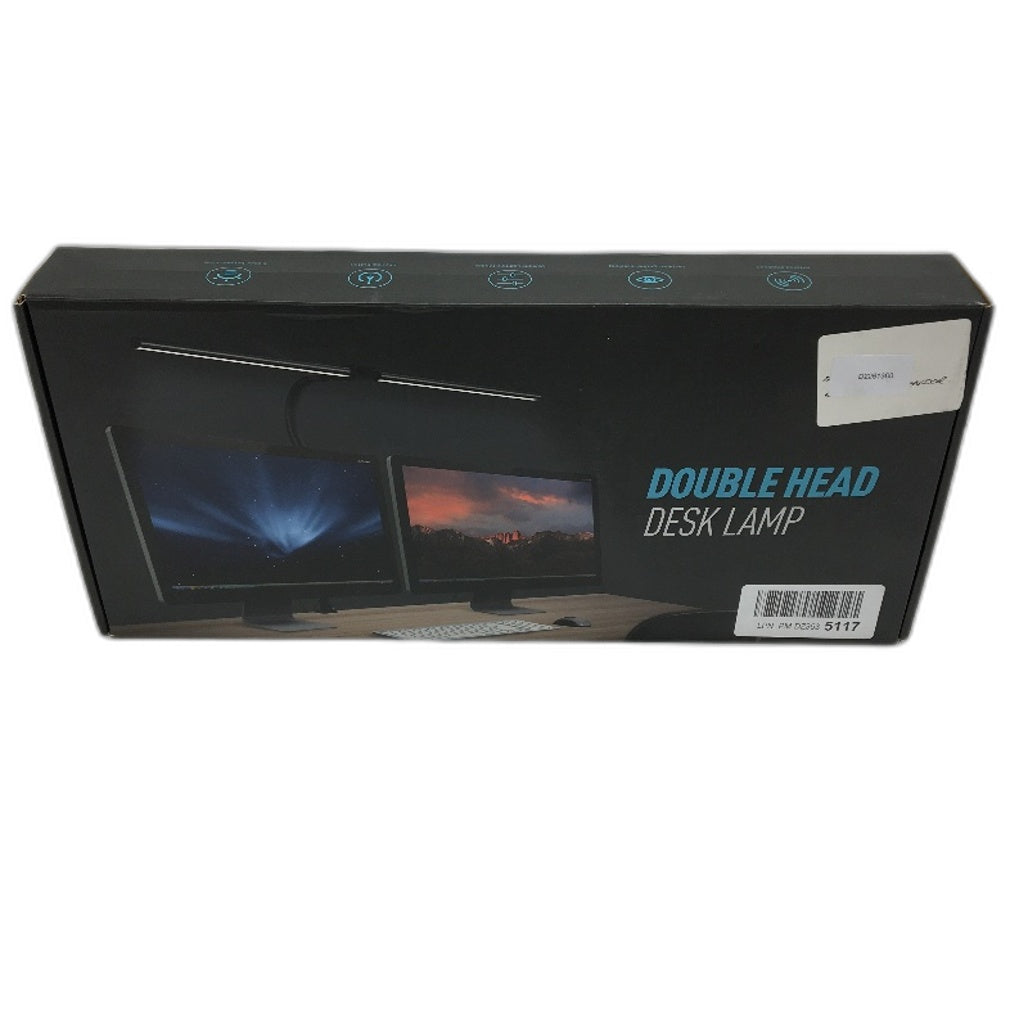 Double Head LED Desk Lamp 24W Reading Lights 5 Color Modes NEW