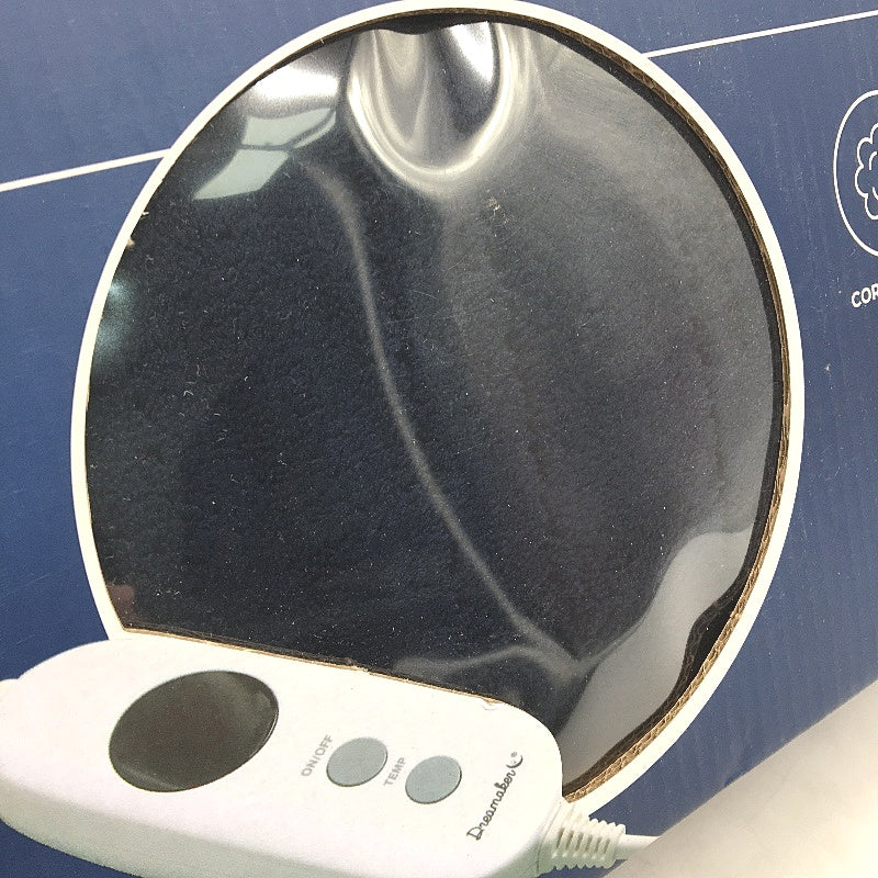 Dreamaker Blue 130x160cm Coral Fleece Electric Heated Throw Blanket