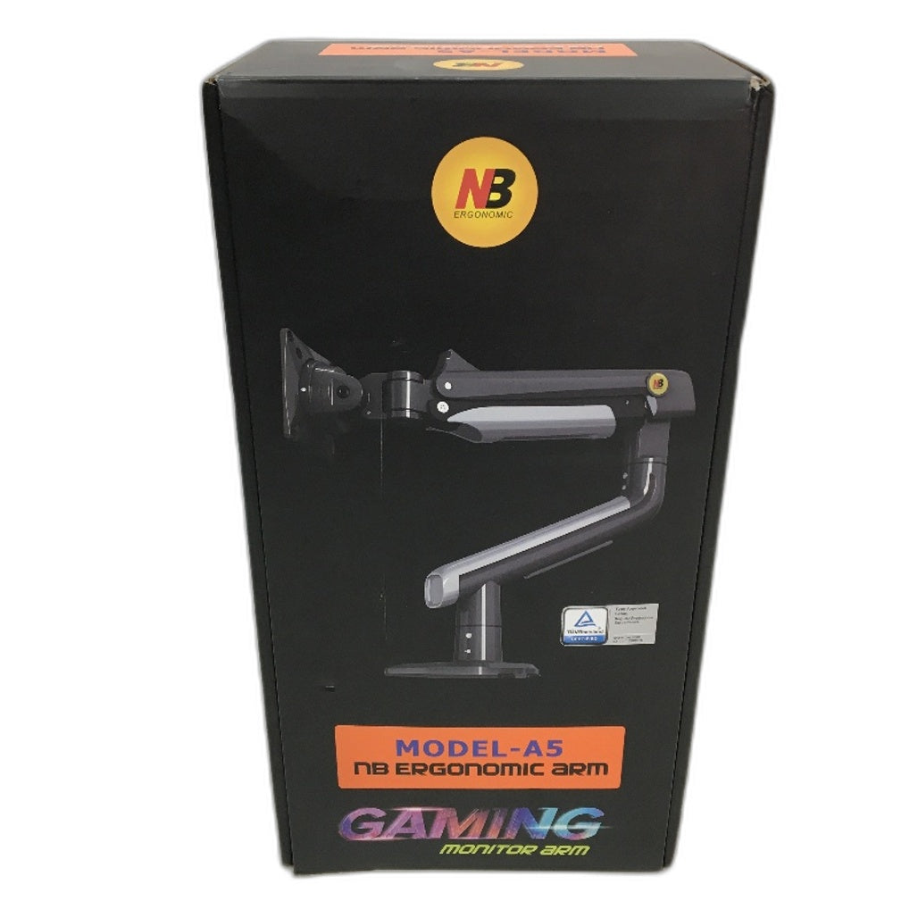 NB Ergonomic Gaming Monitor Arm Fits 27-50 Inch Monitor Model A5 NEW