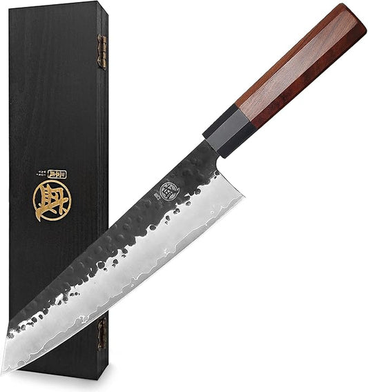 Mitsumoto Sakari 23cm Kiritsuke High Carbon Stainless Steel Chef Knife DEMO