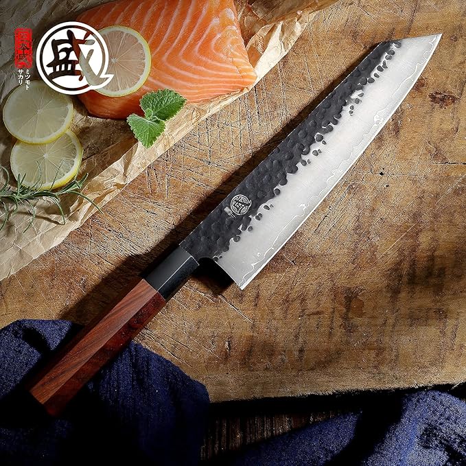 Mitsumoto Sakari 23cm Kiritsuke High Carbon Stainless Steel Chef Knife DEMO