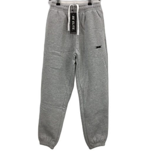 Elite Eleven Classic Oversized Fit Grey Fleece Trackpants Ladies Size 2XS NEW