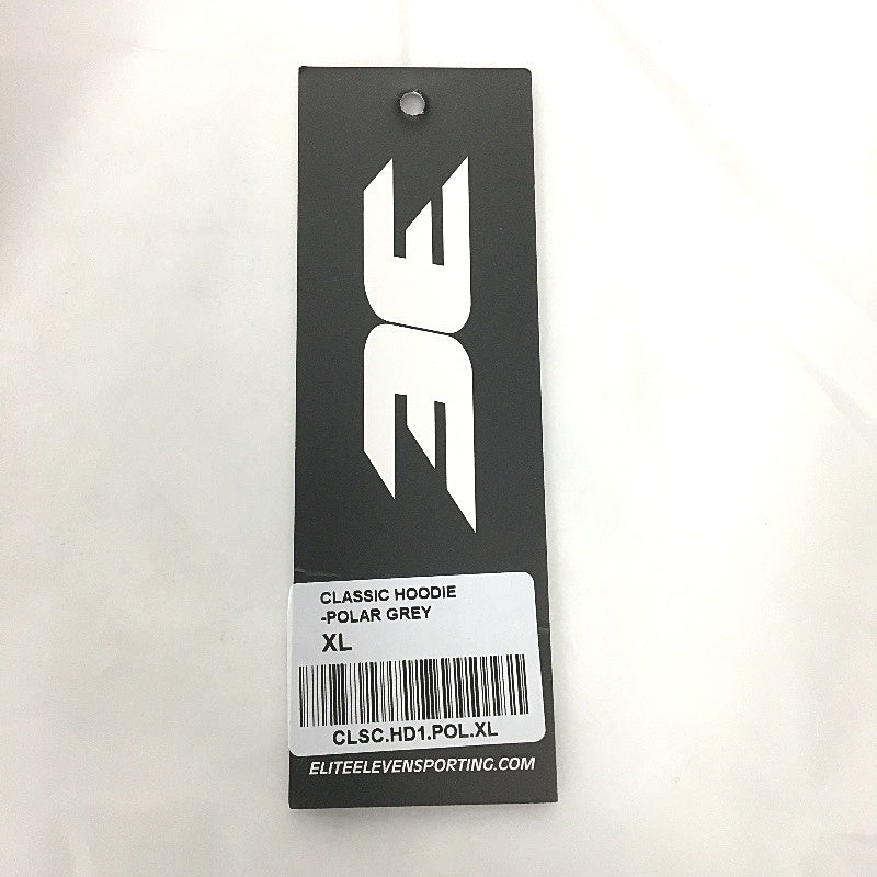 Elite Eleven Classic Oversized Fit White Fleece Hoodies Unisex Size XL NEW