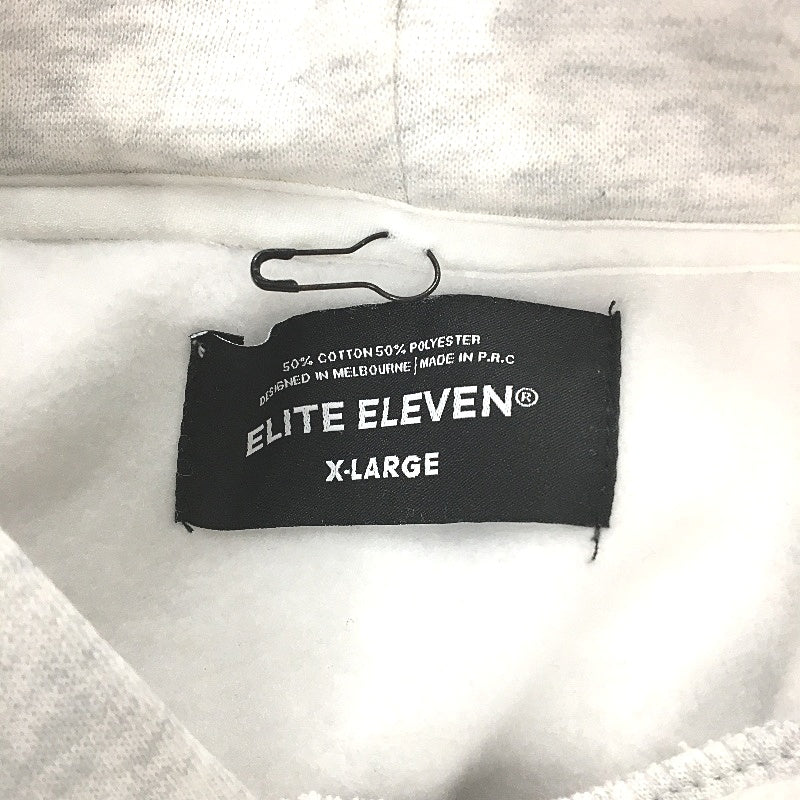 Elite Eleven Classic Oversized Fit White Fleece Hoodies Unisex Size XL NEW