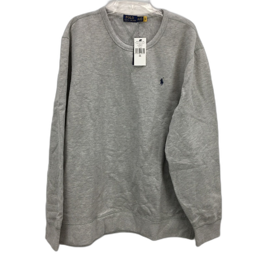 Ralph Lauren Polo The RL Fleece Andover Grey Sweatshirt Mens Size 2XL NEW