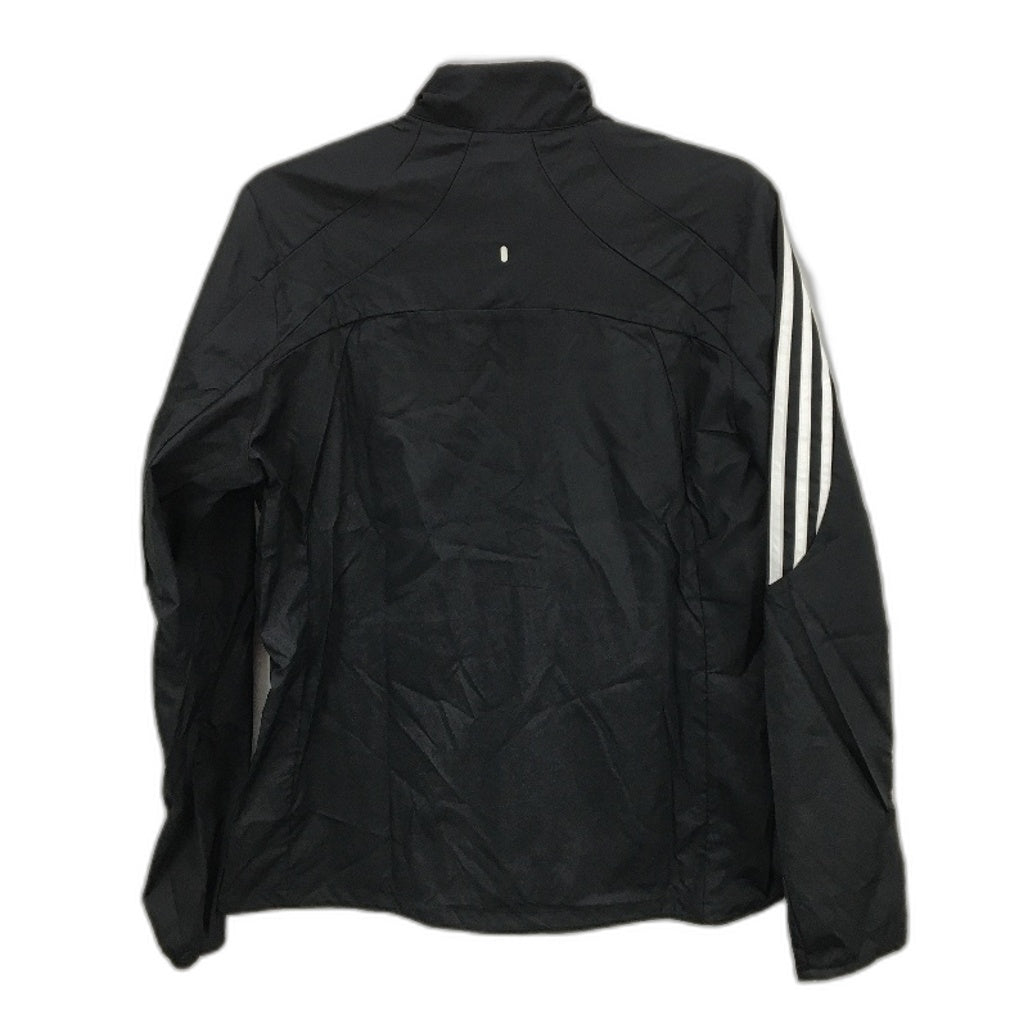 Adidas Marathon 3 Stripes Black Running Jacket Ladies Size Medium NEW