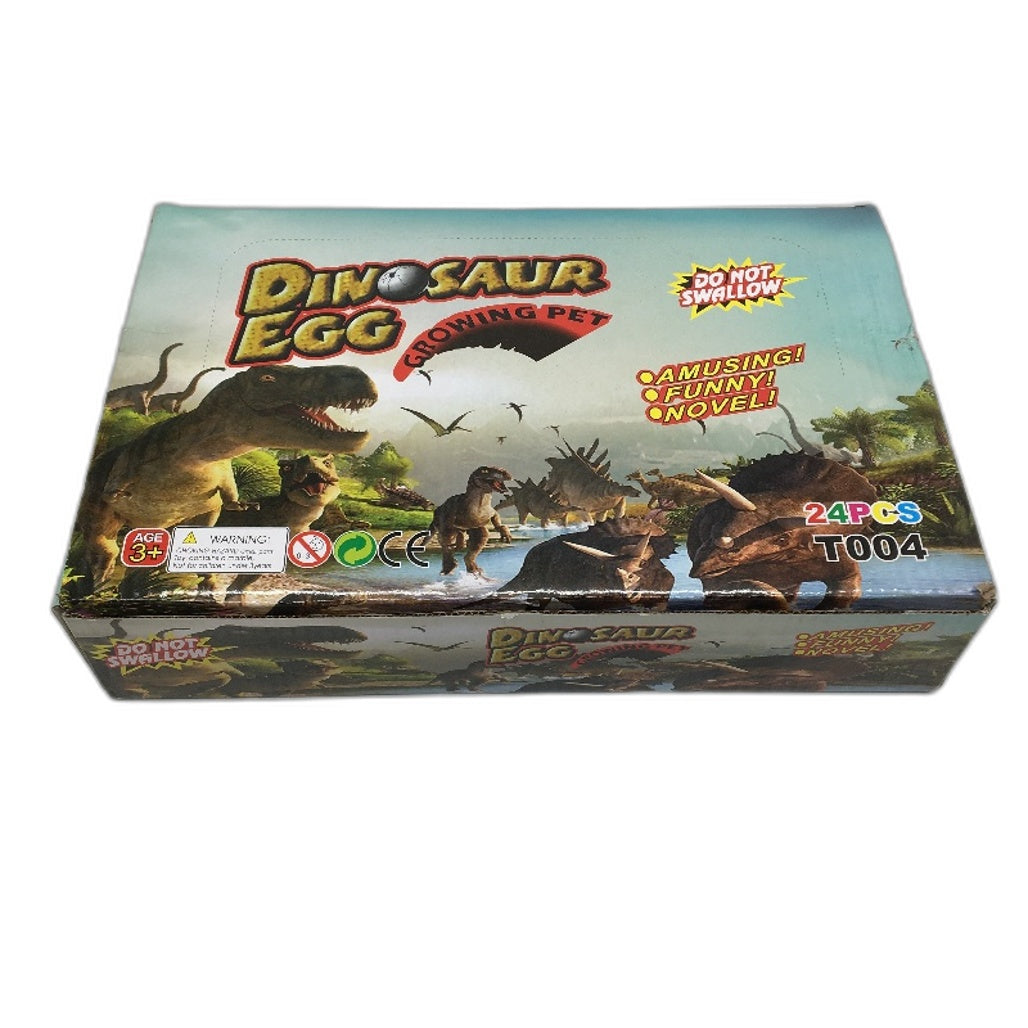 Dinosaur Eggs Growing Pet Water Hatching Science Toys 24PCS Party Bag Filler NEW
