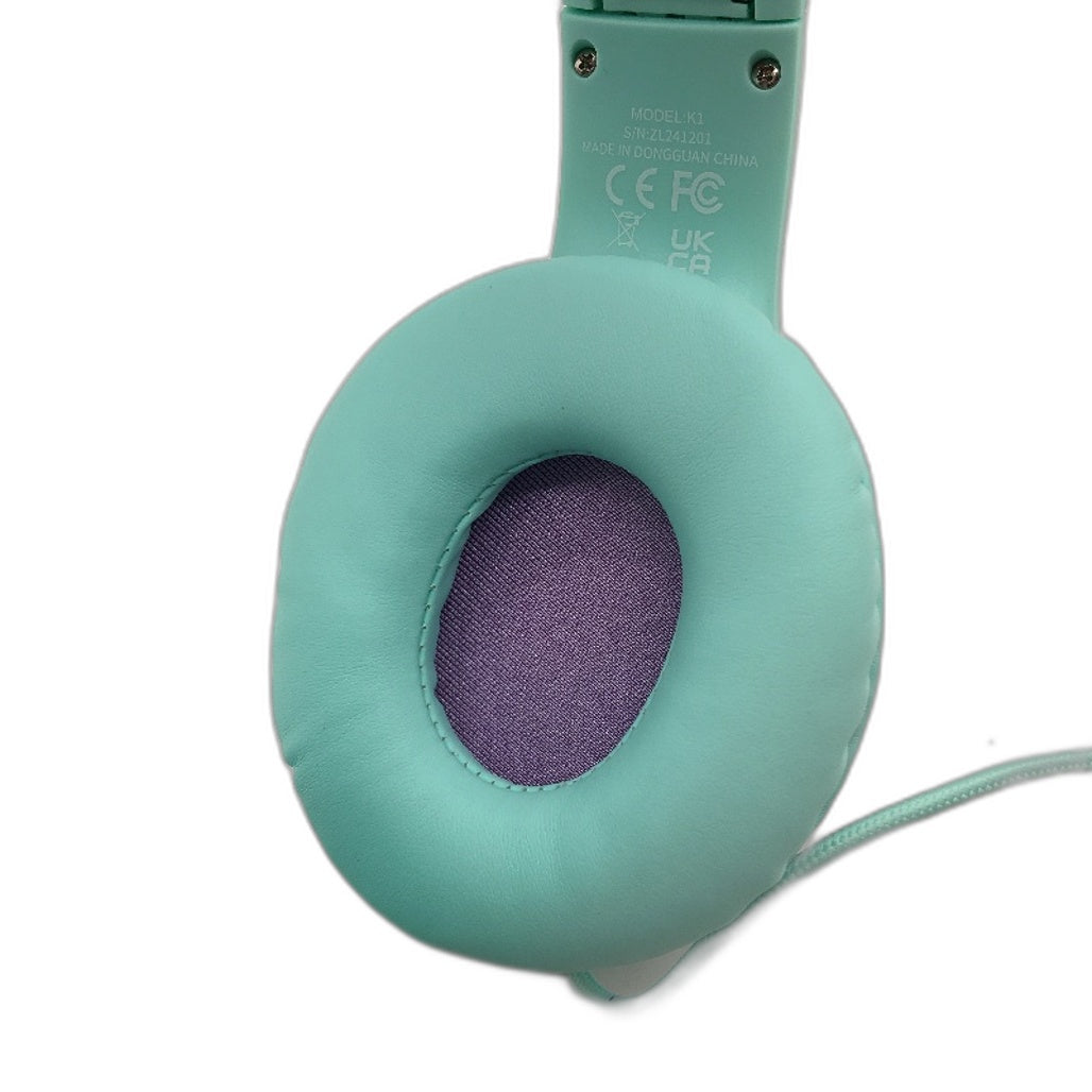 Earfun Kids Wired Headphones With Microphone 85 94dB Volume Limit Headset NEW