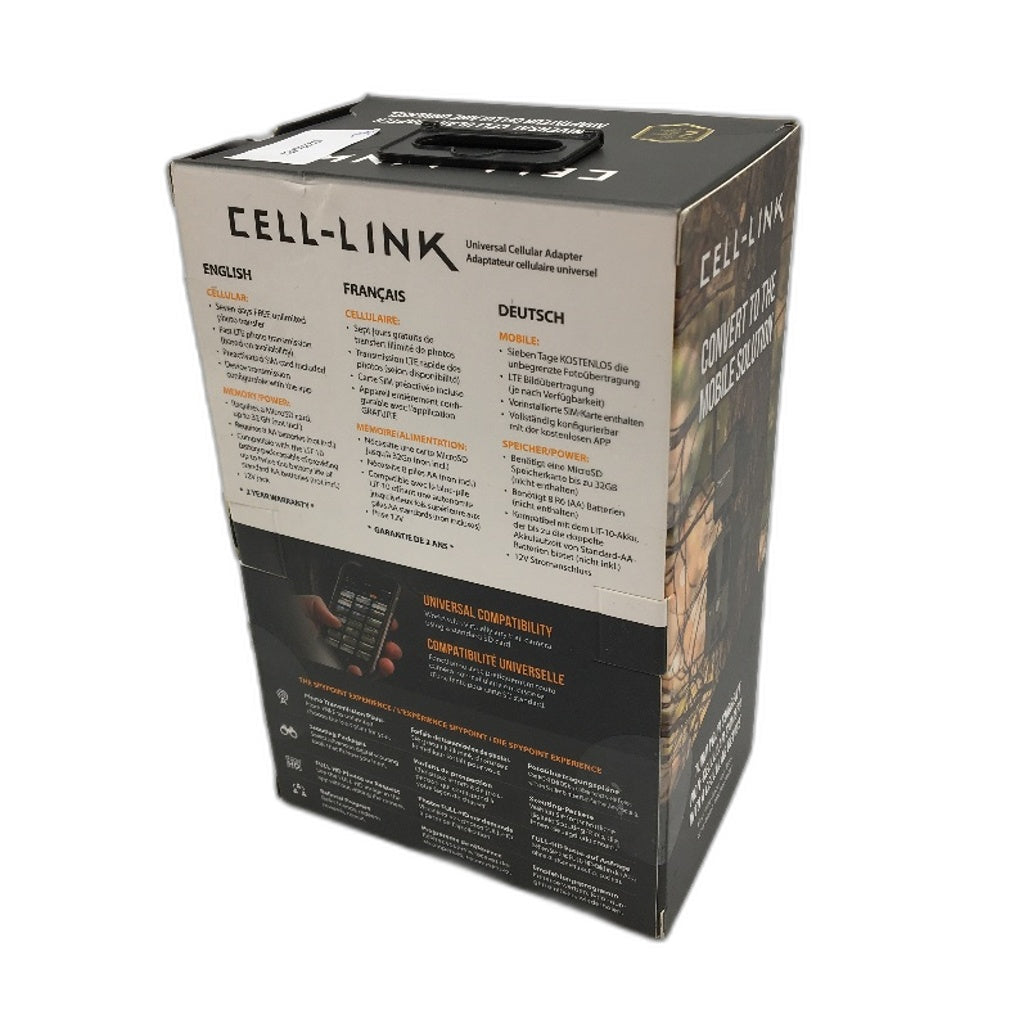 Cell Link Universal Cellular Adapter For Trail Camera Photos To Phone Via SD NEW
