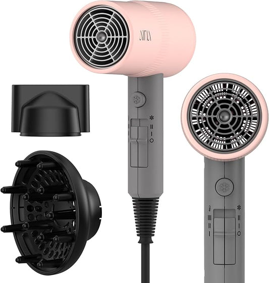 AINA Hair Blow Dryer Diffuser Ceramic Coating Adjustable Temperature Speed NEW