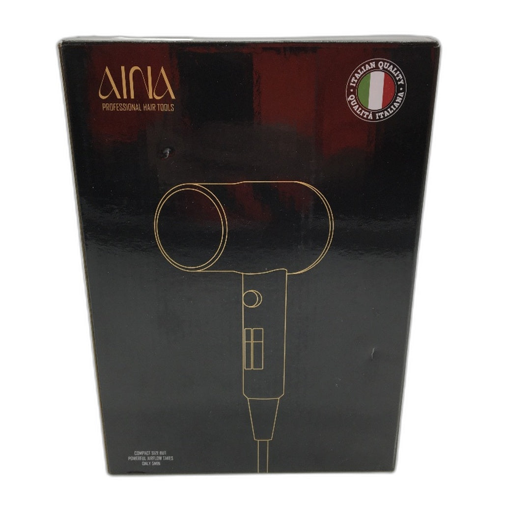 AINA Hair Blow Dryer Diffuser Ceramic Coating Adjustable Temperature Speed NEW