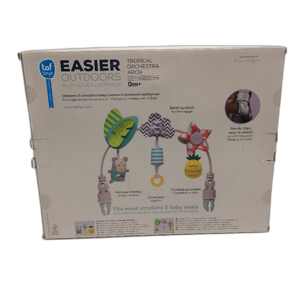 Taf Toys Tropical Orchestra Activity Arch For Infant Toddlers Stroller Pram NEW